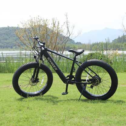 Professional Electric Bike For Adults, 26 X 4.0 Inches Fat Tire Electric Mountain Bicycle, 1000W Motor 48V 15Ah Ebike For Trail Riding, Excursion And Commute, UL And GCC Certified - iztia