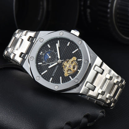 Men's Mechanical Automatic Multifunctional Tourbillon Watch - iztia