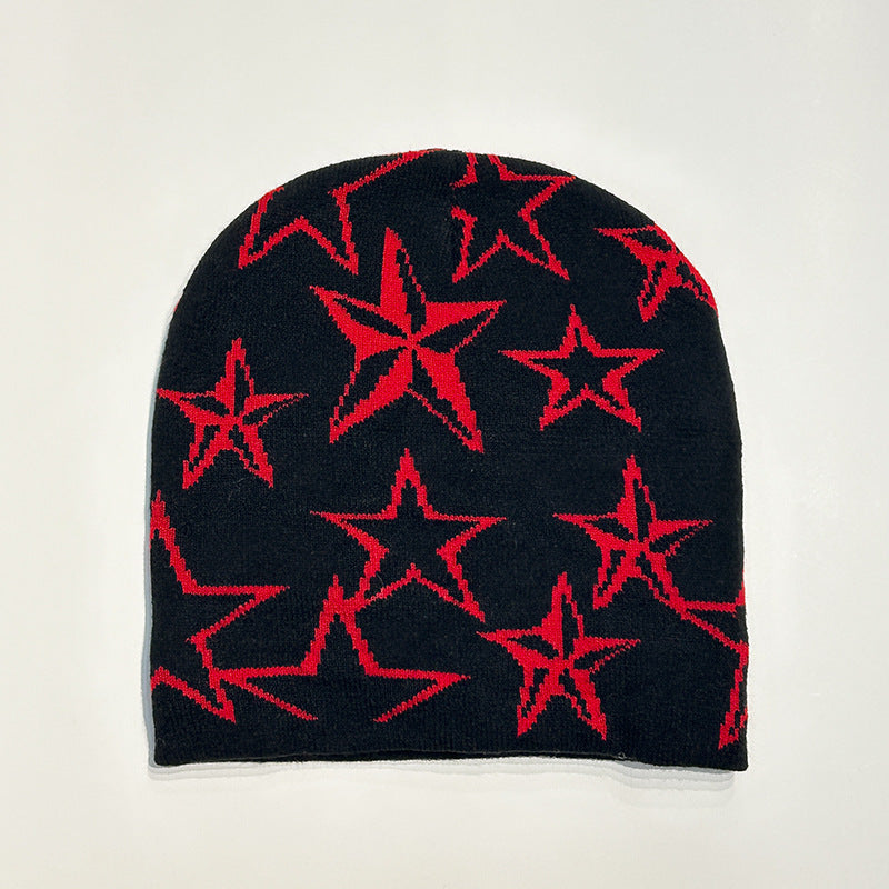 Men's Retro Star Niche Wool Hat - iztia