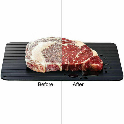 Fast Defrost Tray Fast Thaw Frozen Food Meat Fruit Quick Defrosting Plate Board Defrost Tray Thaw Master Kitchen Gadgets - iztia