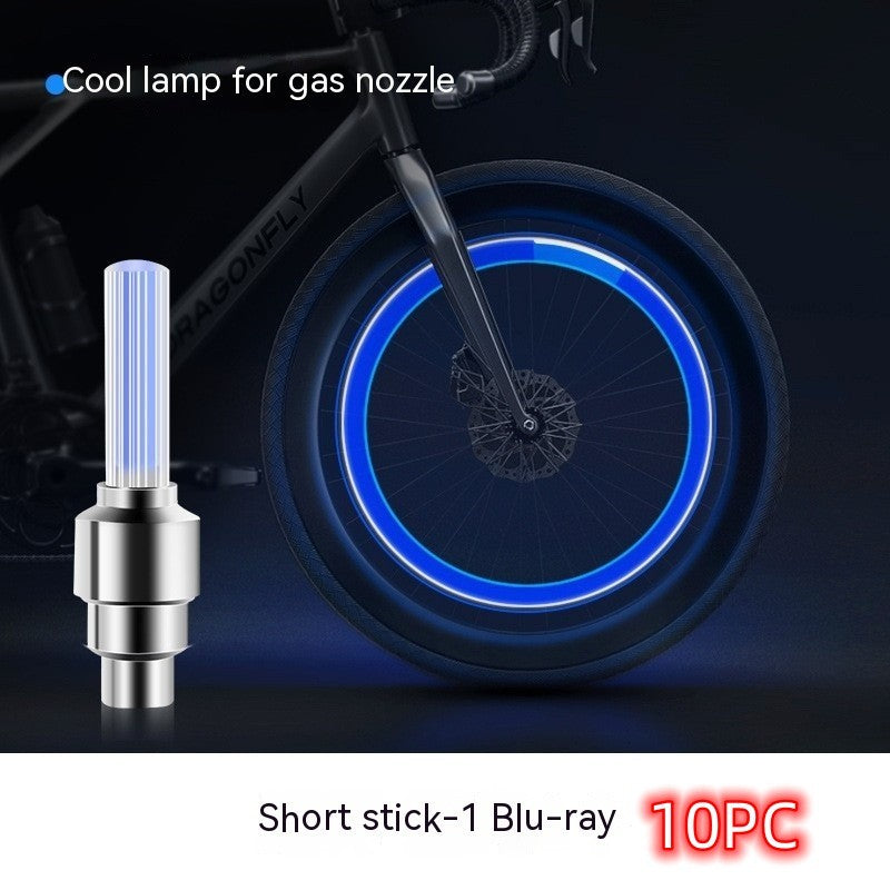 Neon Lights Tyre Wheel Valve Cap Light LED Car Tire Valve Caps Air Cover Tire Rim Valve Wheel Stem Cap Bike Light - iztia