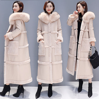 Personalized Mid-length Loose Pockets Cotton-padded Coat - iztia