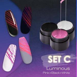 Manicure Luminous Nail Art Spider Nail Gel UV Nail Polish - iztia