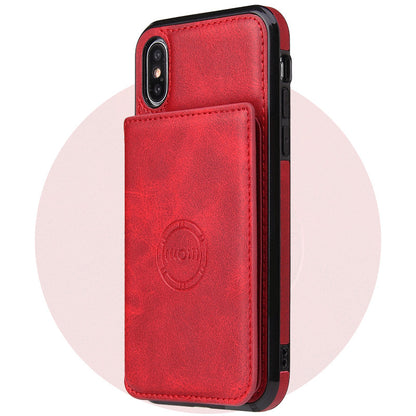 Card wallet leather case phone case - iztia