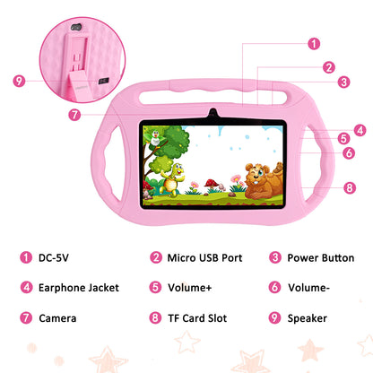 7 Inch Children's Tablet Pc Smart Tutoring Machine - iztia