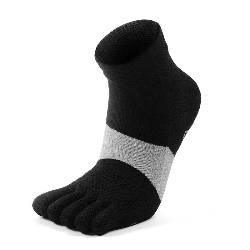 Breathable Marathon Running Antibacterial Yoga Five Finger Anti Slip Sports Socks - iztia