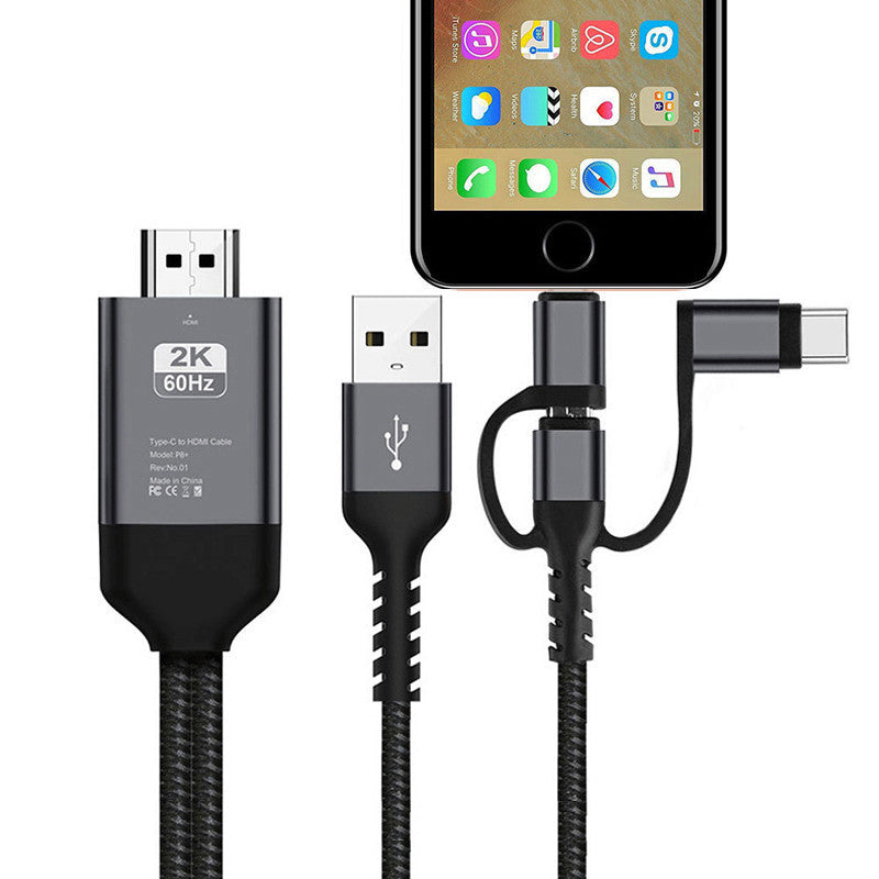 4K 3in1 HDMI Wireless Wifi Mirror Adapter Cable - iztia