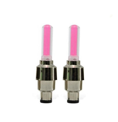 Neon Lights Tyre Wheel Valve Cap Light LED Car Tire Valve Caps Air Cover Tire Rim Valve Wheel Stem Cap Bike Light - iztia