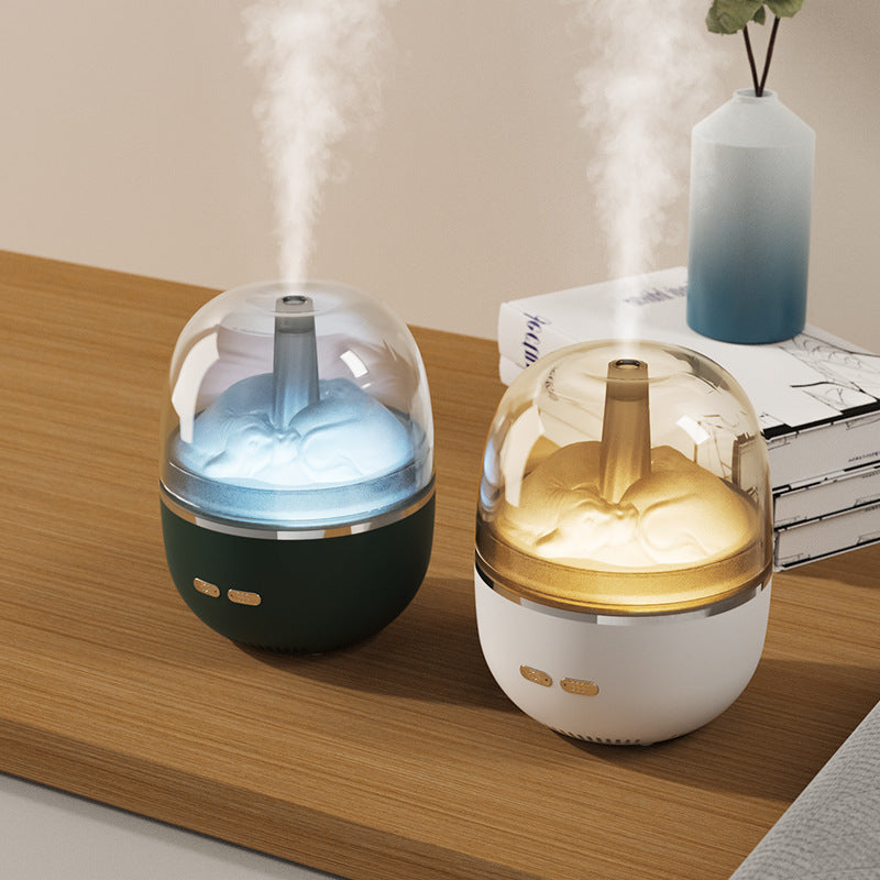 Air Humidifier Essential Oil Ultrasonic Aromatherapy Atomizer Colorful Light Heavy Fog Volume Office Home Accessories - iztia