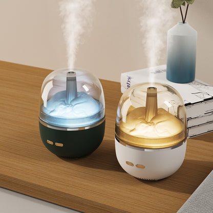 Air Humidifier Essential Oil Ultrasonic Aromatherapy Atomizer Colorful Light Heavy Fog Volume Office Home Accessories - iztia