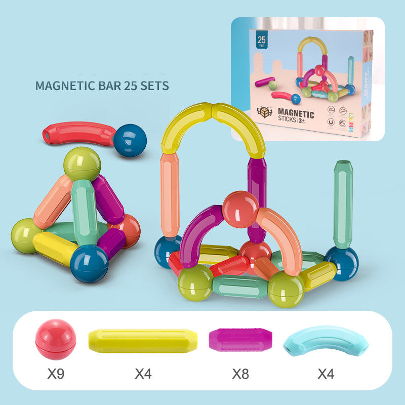 Baby Toys Magnetic Stick Building Blocks Game Magnets Children Set Kids Magnets For Children Magnetic Toy Bricks - iztia