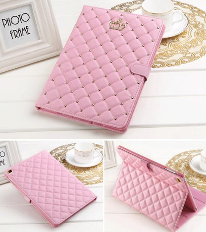 Compatible with Apple, Ipad Tablet Crown Case Cover - iztia