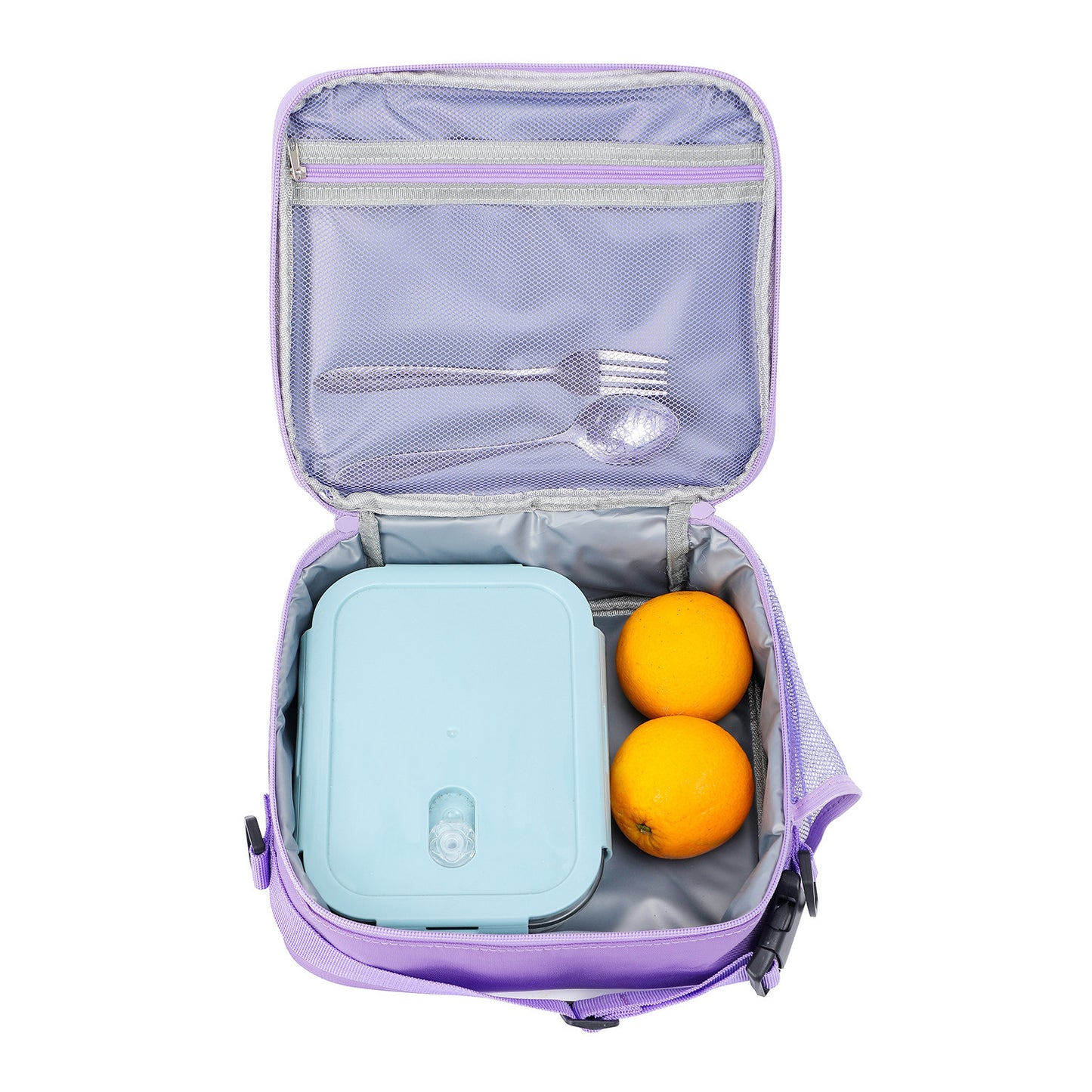 Laser Simple Rainbow Color Insulation Bento Bag - iztia