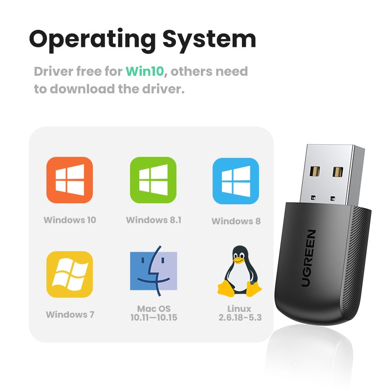 Usb Wireless Network Card Computer Wifi Receiver - iztia