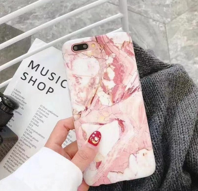 Compatible with Apple, Luxury marble phone case for iPhone 7 case for iphone X 7 6 6S 8 Plus 6S case cover XR XS MXA silicon case - iztia