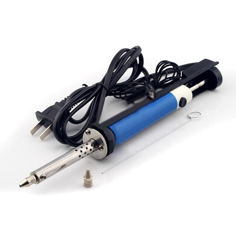 30W 220V EU Plug 2 in 1 Soldering Iron PCB Solder Sucker Pum - iztia