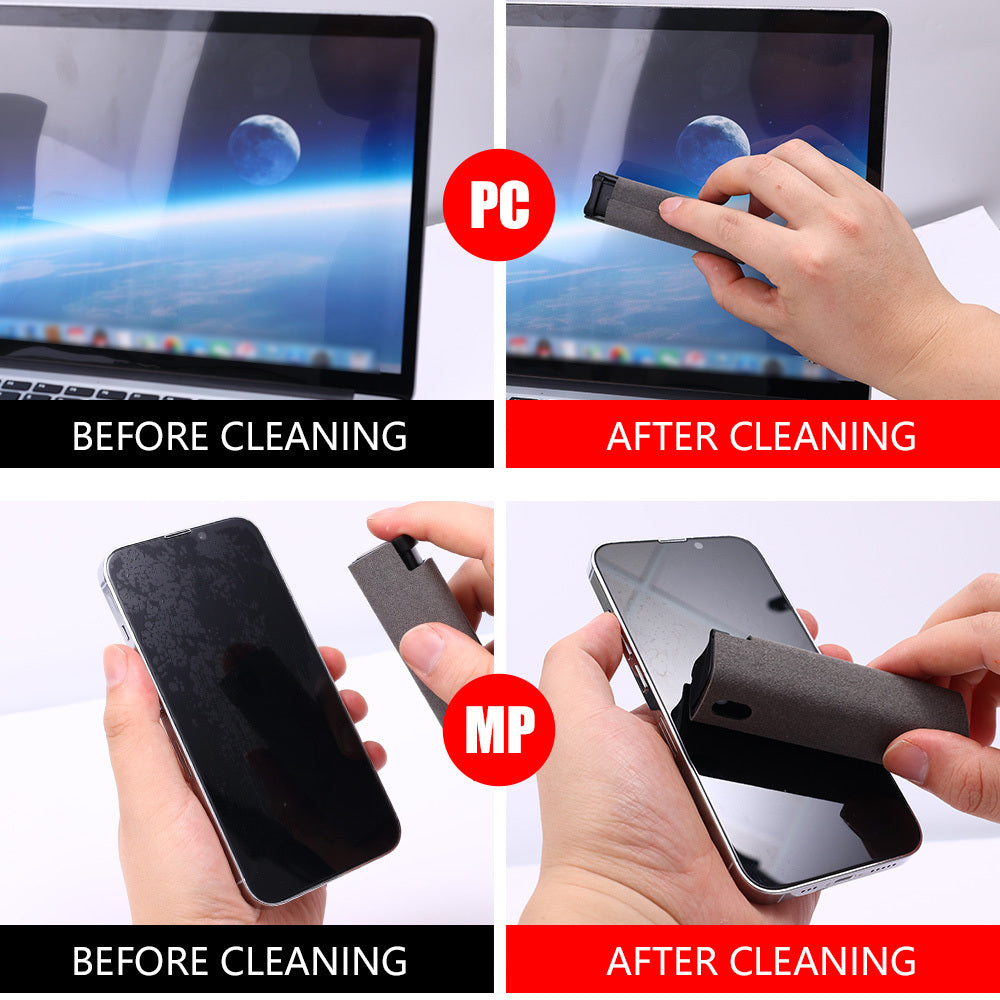 Mobile Phone Screen Cleaner Artifact Storage Integrated Mobile Phone Portable Computer Screen Cleaner Set - iztia