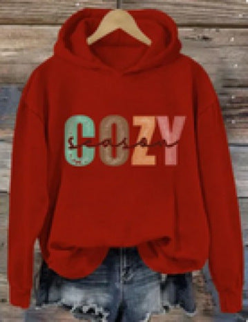 Men's Ladies Hoodie Letter Print Sweatshirt - iztia