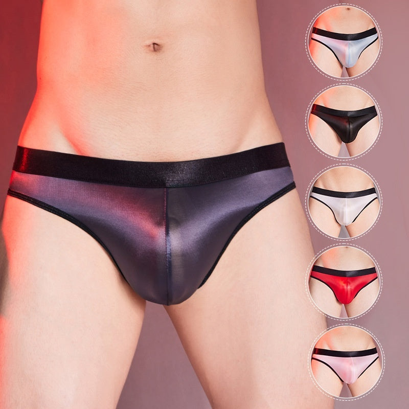 Comfortable and breathable underwear for men with a shiny, high-elastic design - iztia