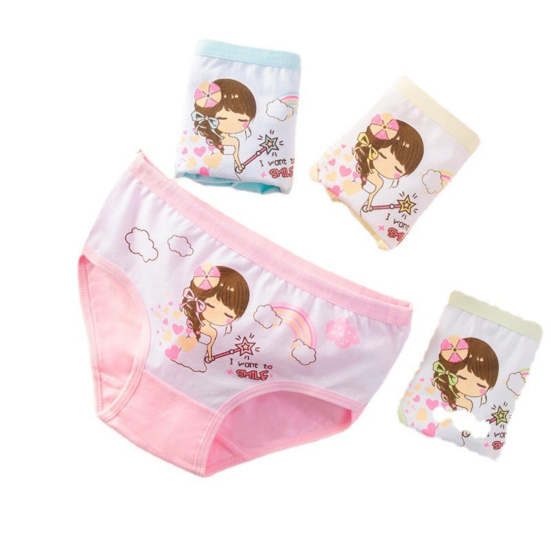 Children's Underwear Girls Pure Cotton Boxer - iztia