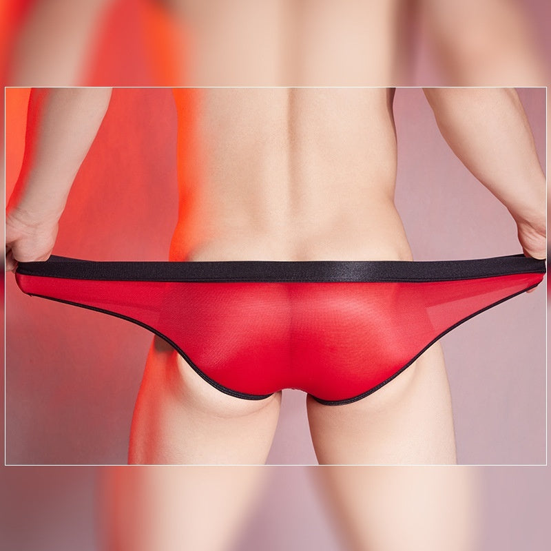 Comfortable and breathable underwear for men with a shiny, high-elastic design - iztia