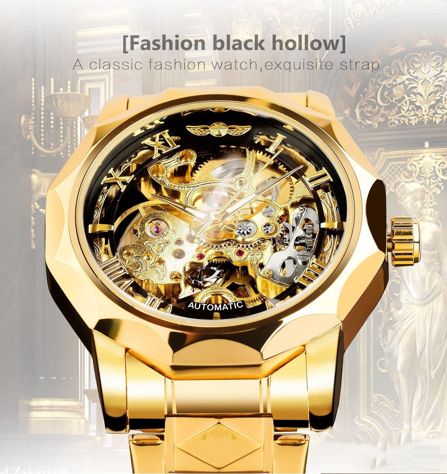 Retro Luxury Luminous Men's Automatic Mechanical Watch - iztia