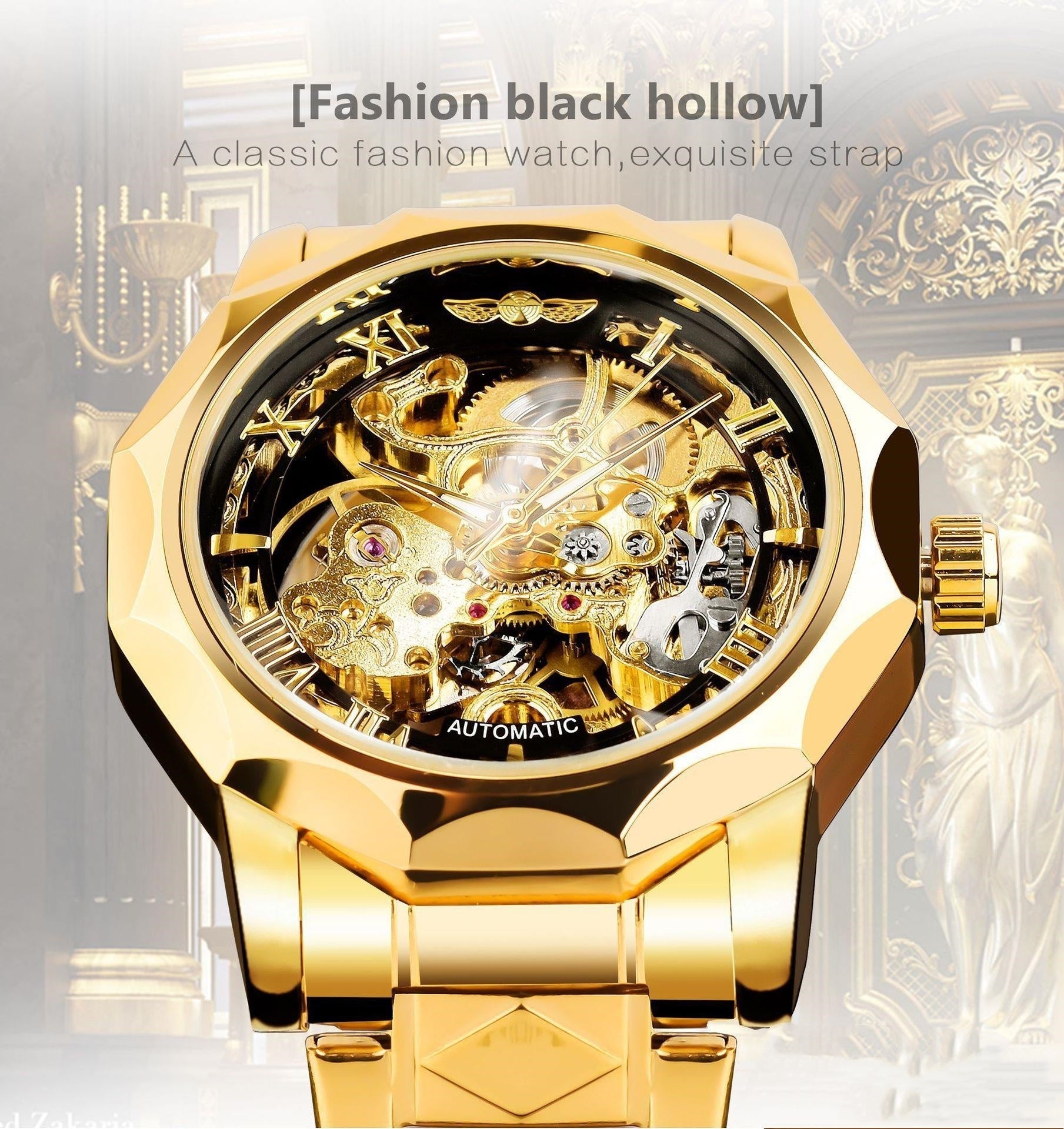 Retro Luxury Luminous Men's Automatic Mechanical Watch - iztia