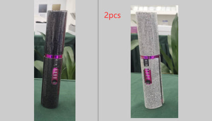 2-In-1 Electric USB Hair Straightening Brush Straightener Brush Multifunctional Comb Straightening Styler Hair Curler - iztia