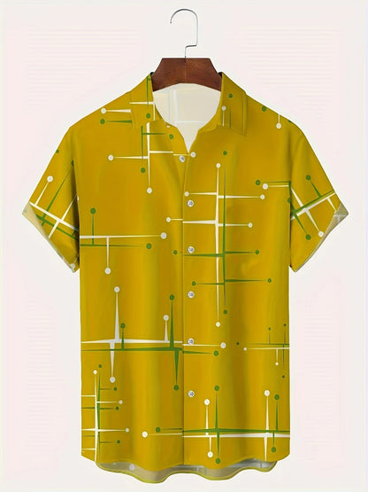 Fashion Printed Shirt Summer Menswear Printing - iztia