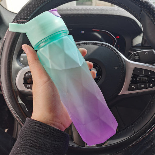 Spray Water Bottle For Girls Outdoor Sport Fitness Water Cup Large Capacity Spray Bottle Drinkware Travel Bottles Kitchen Gadgets - iztia