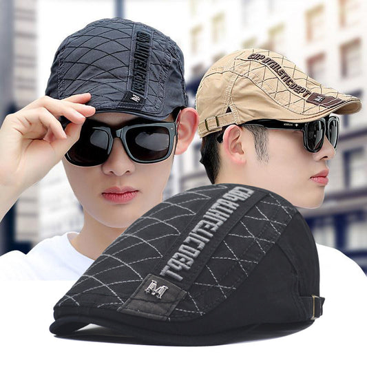 Men's Autumn And Winter New Sun Protection Sun-poof Peaked Cap - iztia