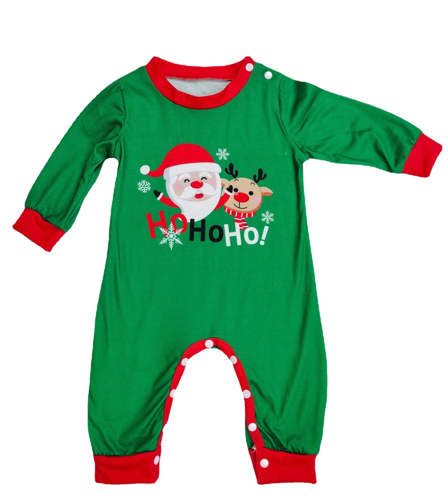 Christmas Pajamas For Family Matching Family Christmas PJs Sets Santa Claus Printed Top Sleepwear - iztia