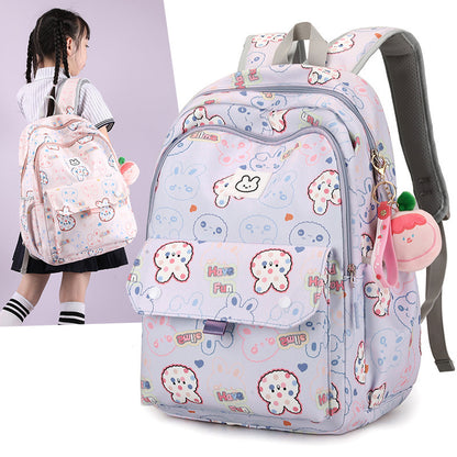 Cute Girls' Lightweight Multi-layer Primary School Student Large Capacity Schoolbags - iztia