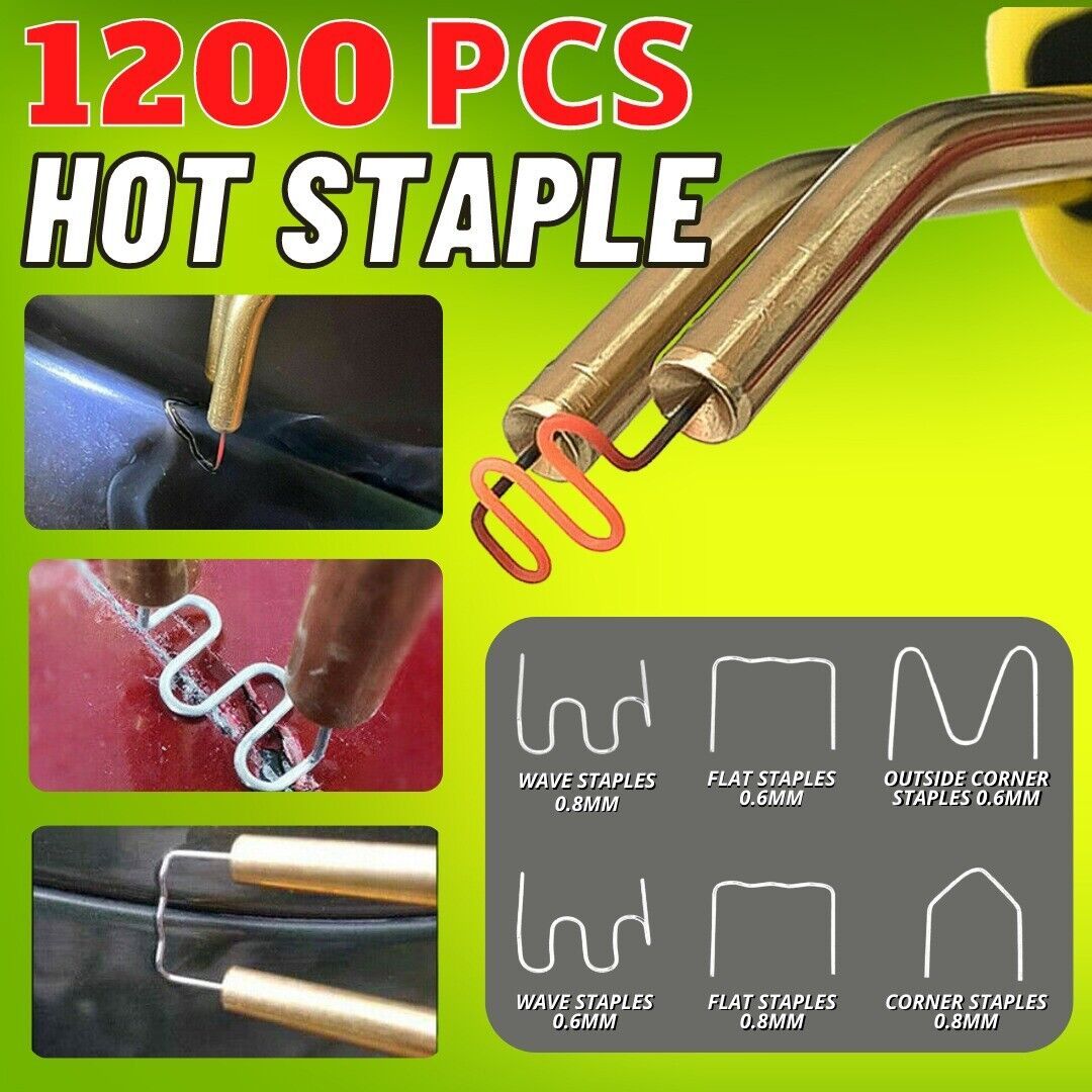 Staple LOT For Car Bumpers Plastic Repair Machine Welding Hot Stapler Wire Rods - iztia