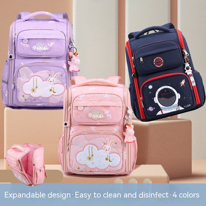 Lightweight Western Style Three-dimensional Schoolbag For Primary School Students - iztia