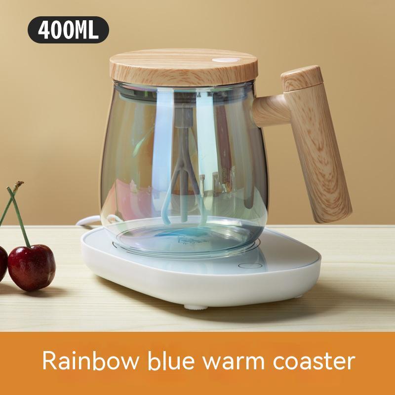 400ML Self Stirring Coffee Mug  Electric Mixing Glass Coffee CupHigh Speed Fast Automatic Coffee Cup For Gyms Dining Room Kitchen Gadgets - iztia