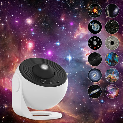 Night Light Galaxy Projector Starry Sky Projector 360 Rotate Planetarium Lamp For Kids Bedroom Valentines Day Gift Wedding Deco - iztia