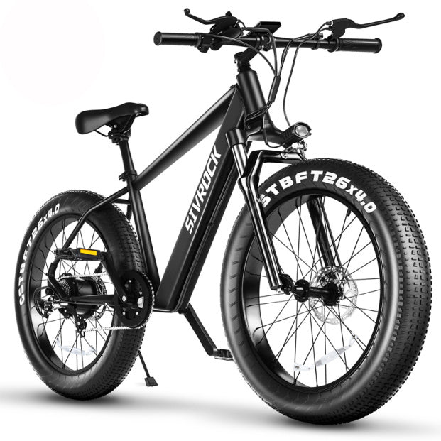 Professional Electric Bike For Adults, 26 X 4.0 Inches Fat Tire Electric Mountain Bicycle, 1000W Motor 48V 15Ah Ebike For Trail Riding, Excursion And Commute, UL And GCC Certified - iztia