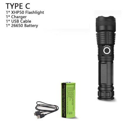 XHP70.2 Powerful Usb Led Flashlight - iztia