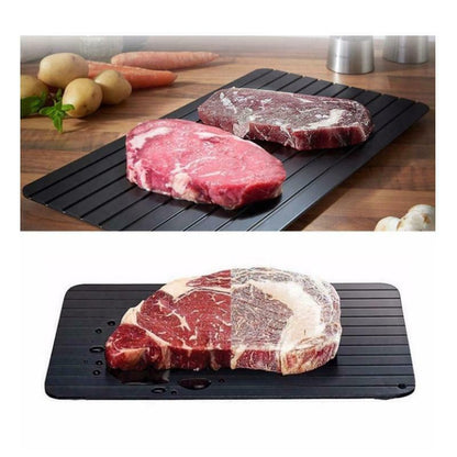 Fast Defrost Tray Fast Thaw Frozen Food Meat Fruit Quick Defrosting Plate Board Defrost Tray Thaw Master Kitchen Gadgets - iztia