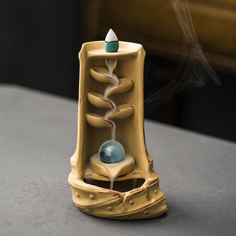 Multi-layers Ceramic Back flow Incense Burner - iztia