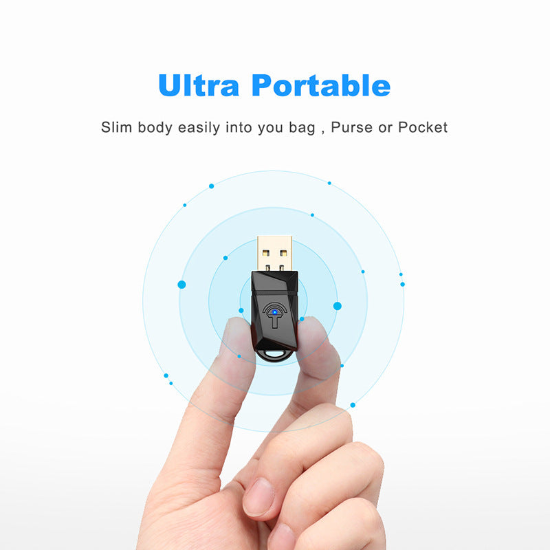 300 Mbps Wireless USB WiFi Adapter Portable Network Card - iztia