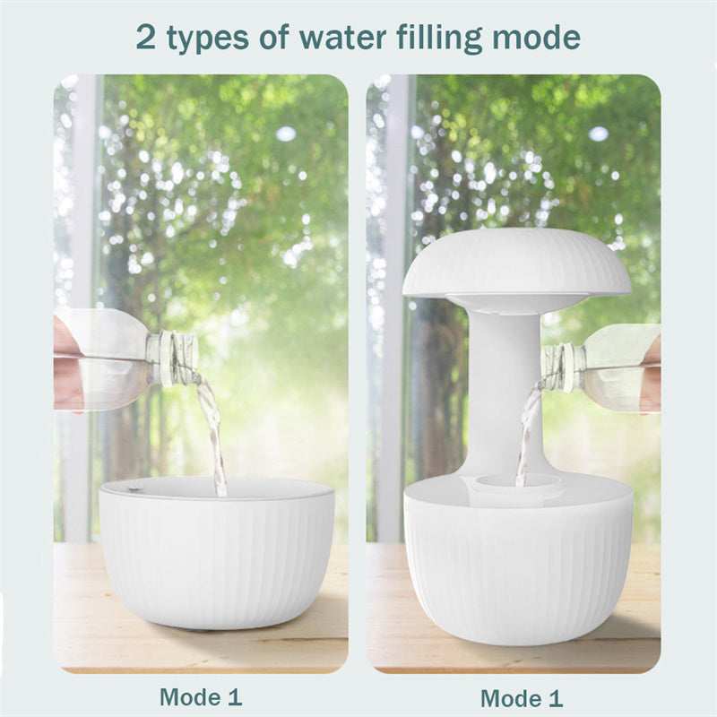 Anti-gravity Air Humidifier Mute Countercurrent Humidifier Levitating Water Drops Cool Mist Maker Fogger Relieve Fatigue - iztia