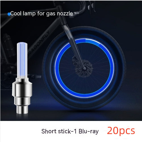 Neon Lights Tyre Wheel Valve Cap Light LED Car Tire Valve Caps Air Cover Tire Rim Valve Wheel Stem Cap Bike Light - iztia