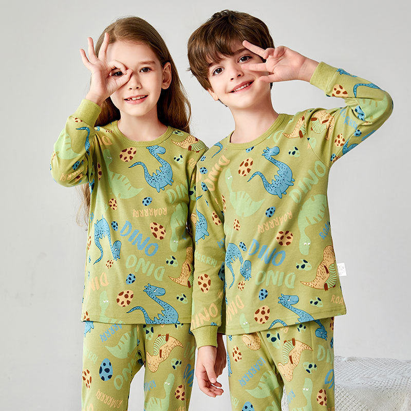 Children's Underwear Set Cotton Boys And Girls Underwear Set Pajamas - iztia