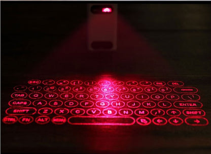 LEING FST Virtual Laser Keyboard Bluetooth Wireless Projector Phone Keyboard For Computer Pad Laptop With Mouse Function - iztia