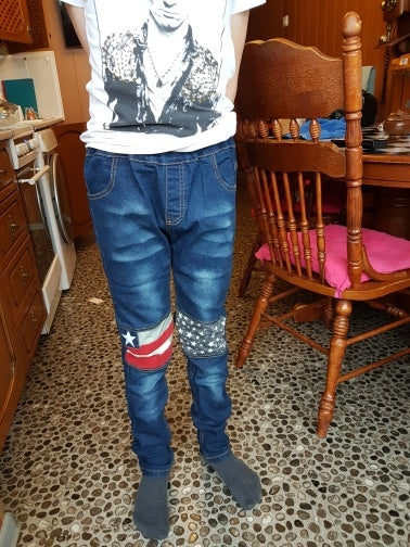 Boy patchwork jeans - iztia