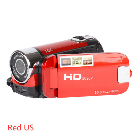 Vlog Camera 1080P Full HD 16 Million Pixel DV Camcorder Digital Video Camera Screen 16X Night Shoot Zoom Digital Zoom - iztia