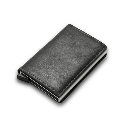 RFID Carbon Fiber Men's Wallet Aluminum Alloy - iztia