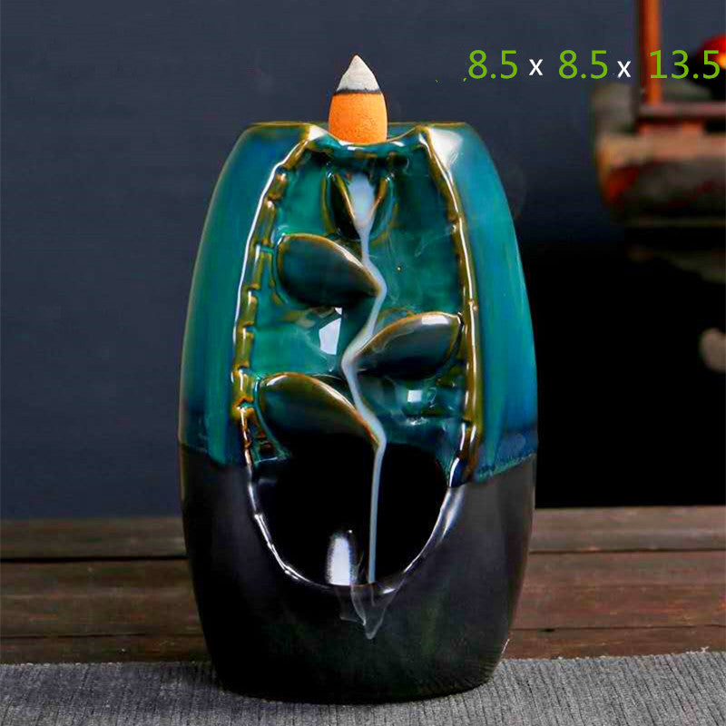 Multi-layers Ceramic Back flow Incense Burner - iztia